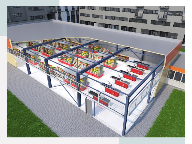 Строительство магазинов в Алексин от 659 руб. за м²