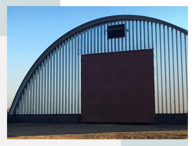 Бескаркасные ангары в Алексине