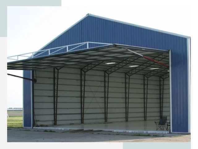 Прямо стенные ангары в Алексине