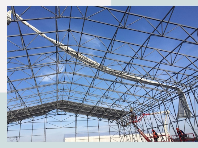 Шатровые ангары от 659 руб. в Алексине и Тульской области