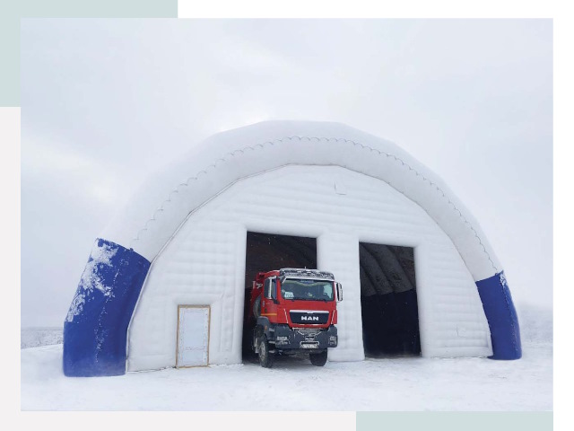 Мобильные ангары в Алексине