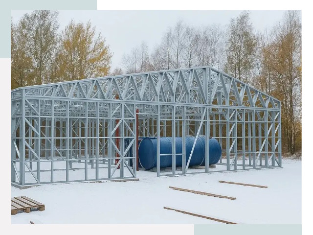 Металлические ангары в Алексине