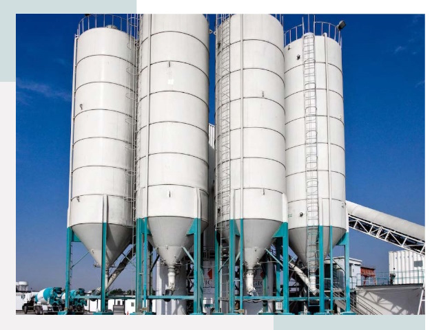 Строительство цементных силосов в Алексине