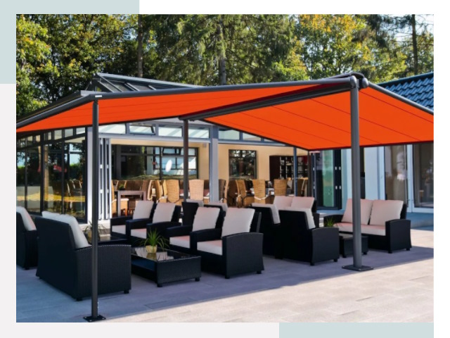 Навесы для кафе и ресторанов в Алексине