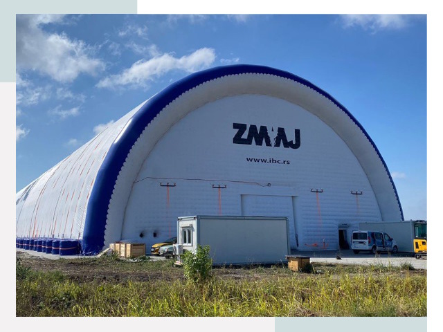 Брендирование ангаров в Алексине