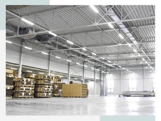 Освещение ангаров в Алексине