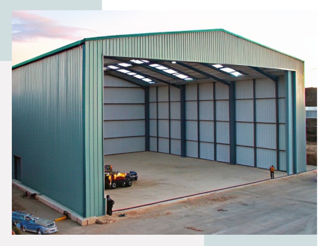 Строительство ангаров в Алексине